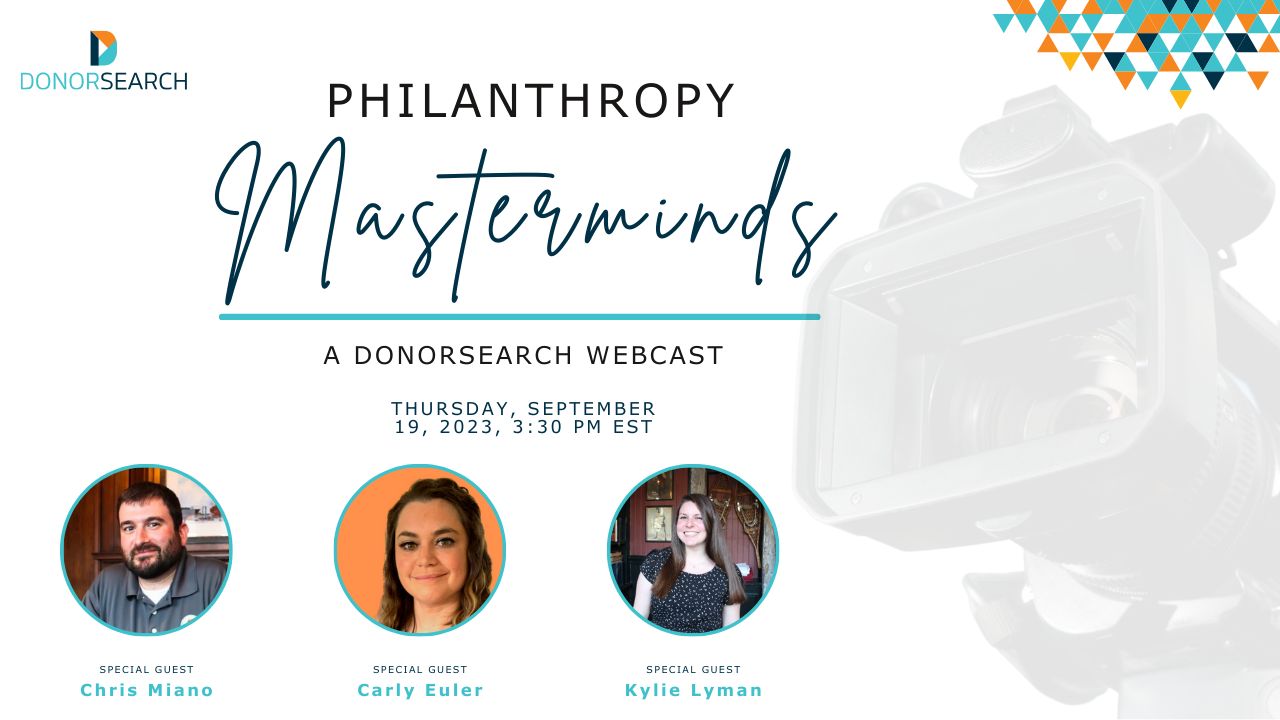 Screenshot of Philanthropy Masterminds podcast